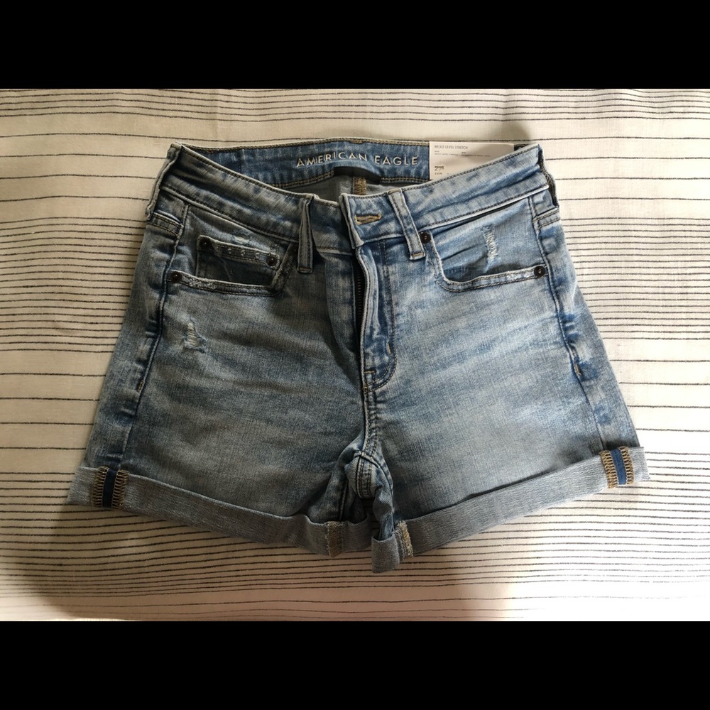 american eagle jean shorts